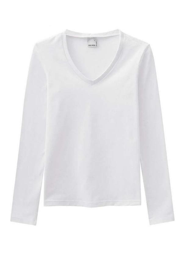 Malwee - Camiseta Feminina Branca 00001-Branca