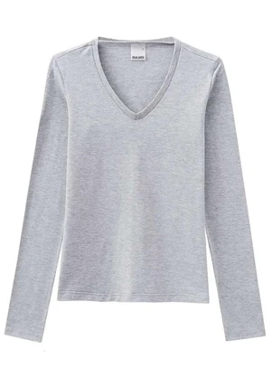 Malwee - Camiseta Feminina Cinza - MALWEE