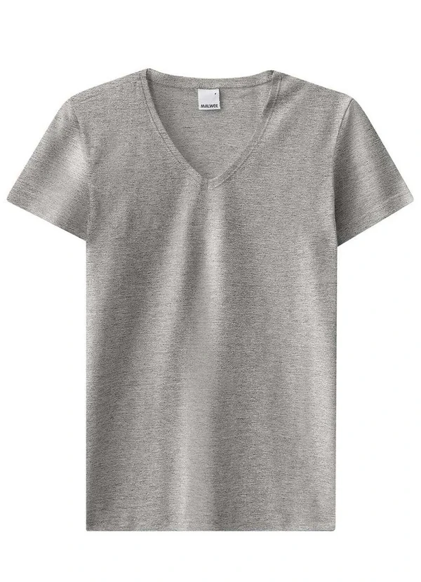 Malwee - Camiseta Feminina Cinza 50000-Mescla 2