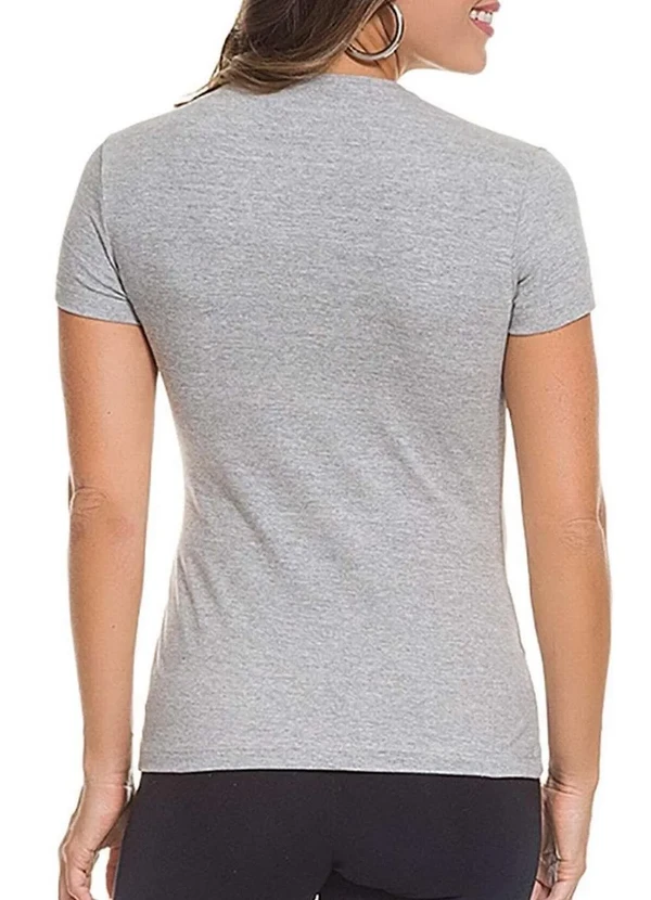 Malwee - Camiseta Feminina Cinza 50000-Mescla 3