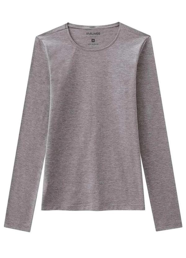 Malwee - Camiseta Feminina Cinza 60000-Cinza-Mescla