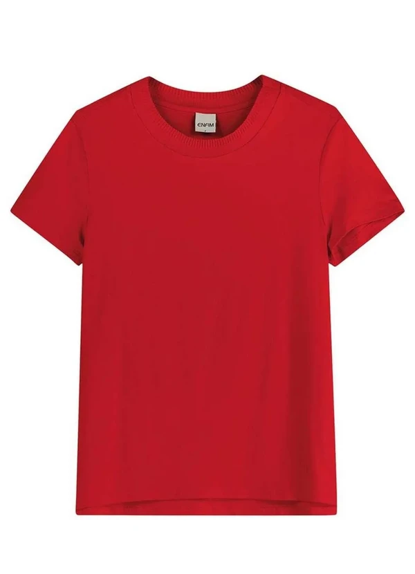 Malwee - Camiseta Feminina Enfim 1000058544 02226-Vermelho