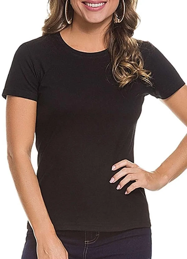 Malwee - Camiseta Feminina Malwee 1000004499 00004-Preta