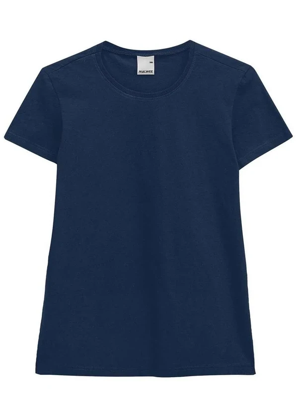 Malwee - Camiseta Feminina Malwee 1000004499 02023-Marinho 4