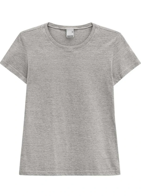 Malwee - Camiseta Feminina Malwee 1000004499 50000-Mescla 3