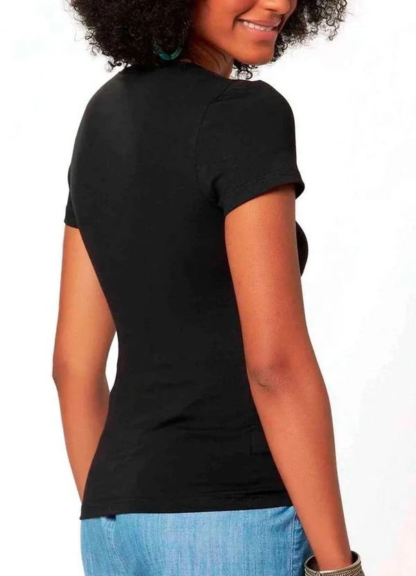 Malwee - Camiseta Feminina Malwee 1000004502 00004-Preta 2