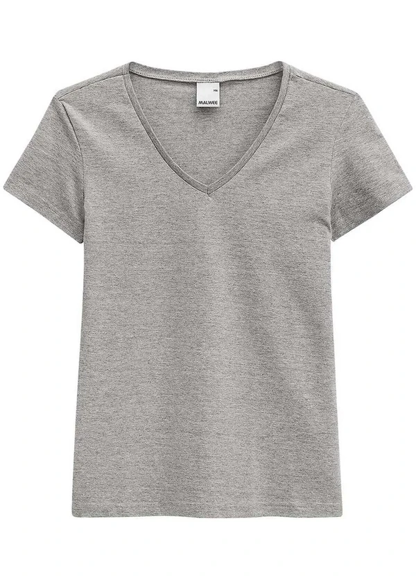Malwee - Camiseta Feminina Malwee 1000004502 50000-Mescla 3