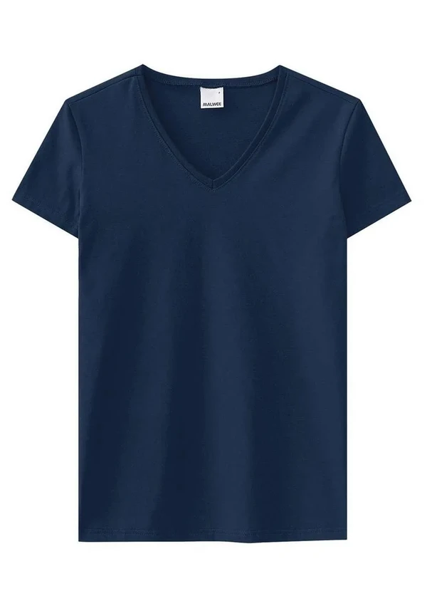 Malwee - Camiseta Feminina Marinho 02023-Marinho 2