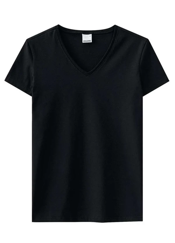 Malwee - Camiseta Feminina Preta 00004-Preta 2