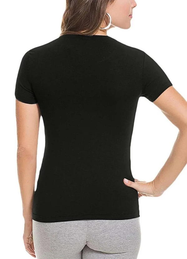 Malwee - Camiseta Feminina Preta 00004-Preta 3