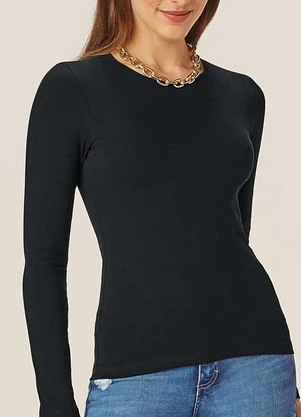 Malwee - Camiseta Feminina Preto - MALWEE