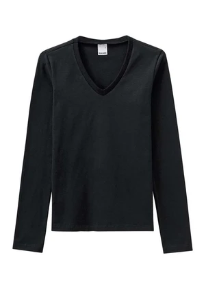 Malwee - Camiseta Feminina Preto - MALWEE