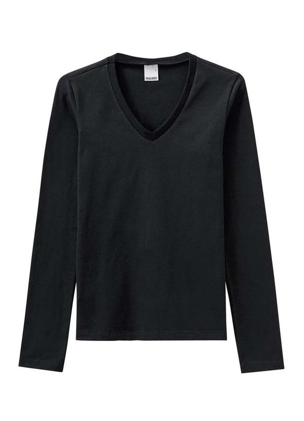 Malwee - Camiseta Feminina Preto 00004-Preto