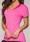 Selene - Camiseta Feminina Selene 20860-002 500-Branco - variação: 812-Pink