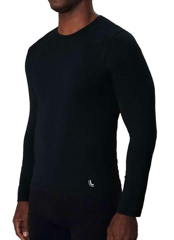 Lupo - Camiseta Masculina Térmica Uv Lupo 70632-001 9990-Preto