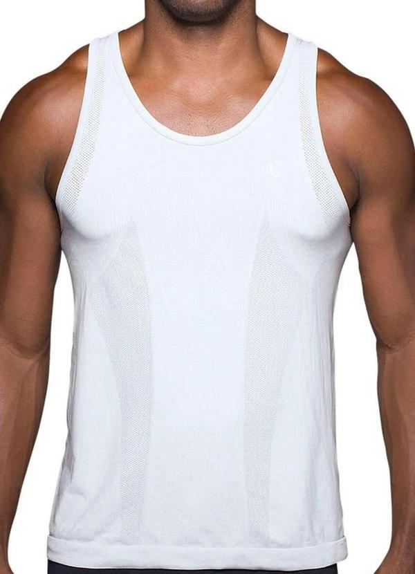Lupo - Camiseta Regata Masculina Running Lupo 70000-001 1110-Branco