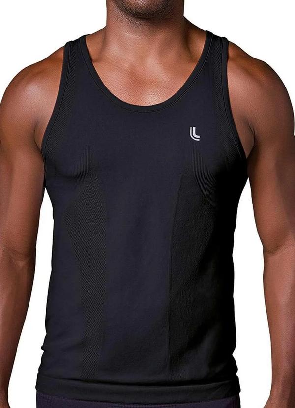 Lupo - Camiseta Regata Masculina Running Lupo 70000-001 9990-Preto
