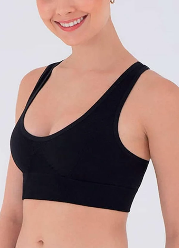 Lupo - Top Feminino Nadador Lupo 71403-002 9990-Preto