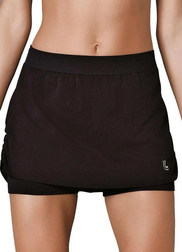 Lupo - Saia Tapa Bumbum Lupo 71315-001 9970-Preto