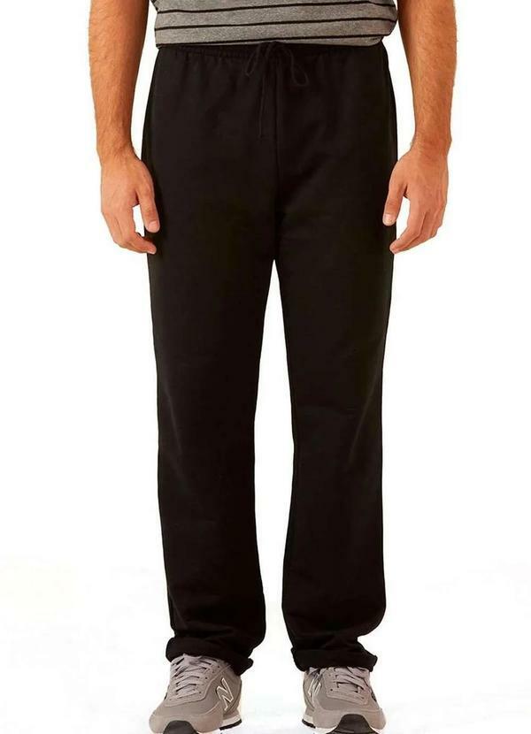 Malwee - Calça Masculina Moletom Malwee 1000006669 00004-Preto