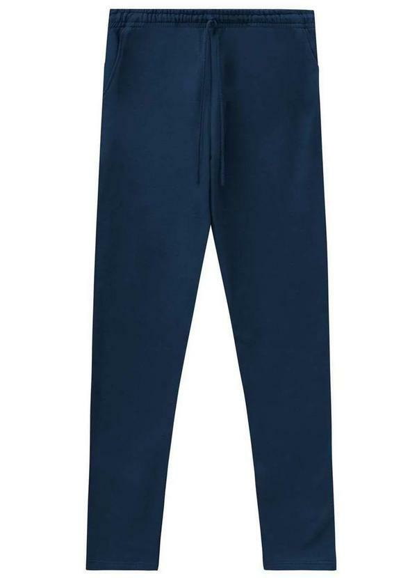 Malwee - Calça Masculina Moletom Malwee 1000006672 02023-Azul-Marinho