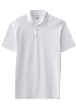 Malwee - Camiseta Polo Masculina Branco - MALWEE