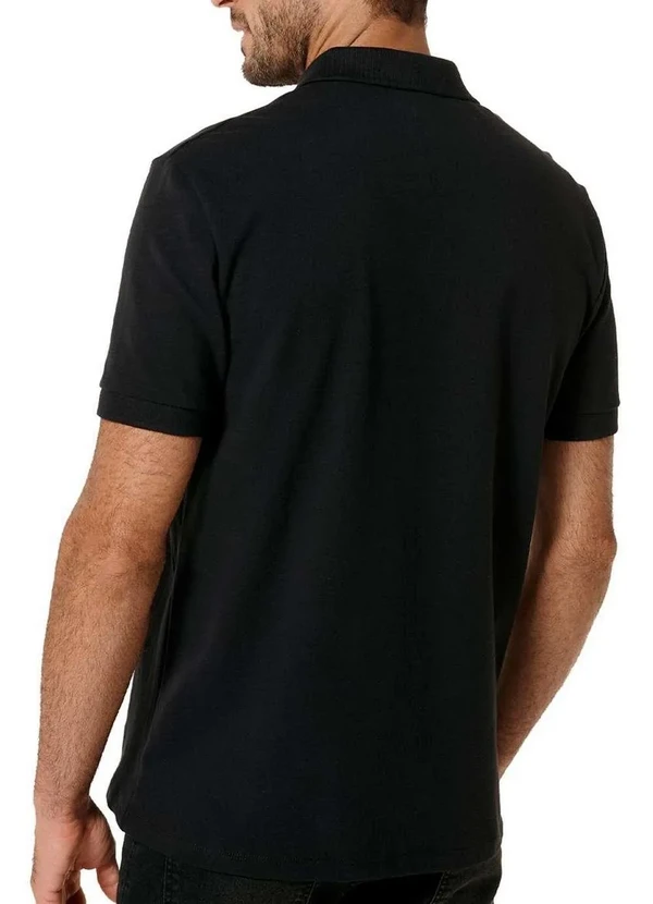 Hering - Camiseta Polo Masculina  Hering N3a7 N10-Preto 2