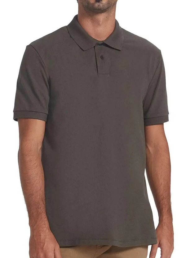 Hering - Camiseta Polo Masculina Hering N3a7 Nat-Verde