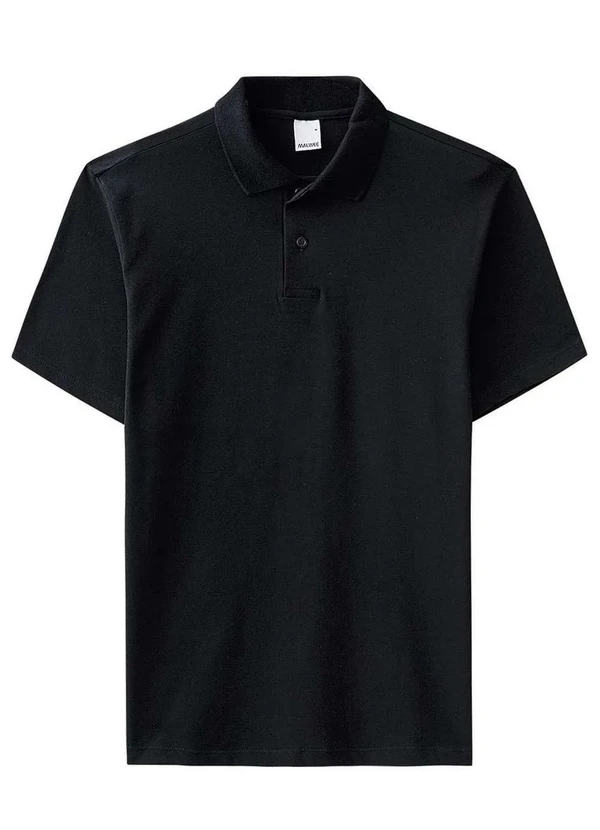 Malwee - Camiseta Polo Masculina Malwee 4425 00004-Preta 2