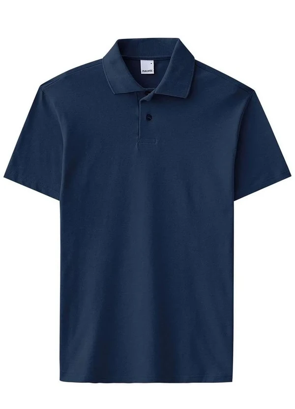 Malwee - Camiseta Polo Masculina Marinho 02023-Marinho 2