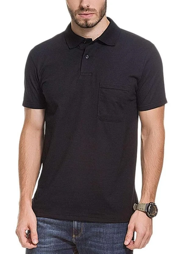 Malwee - Camiseta Polo Masculina Preto 00004-Preto 2