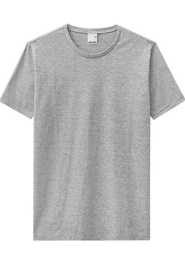 Malwee - Camiseta Masculina Cinza 50000-Cinza-Mescla