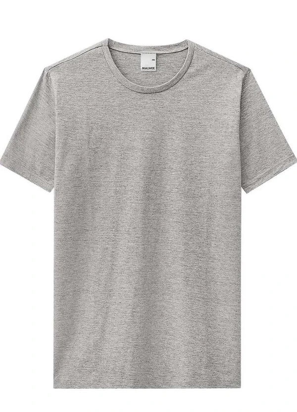 Malwee - Camiseta Masculina Cinza 50000-Cinza-Mescla
