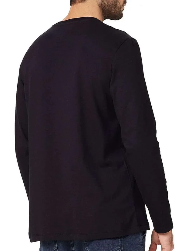 Hering - Camiseta Masculina Hering 022d N10-Preto 2