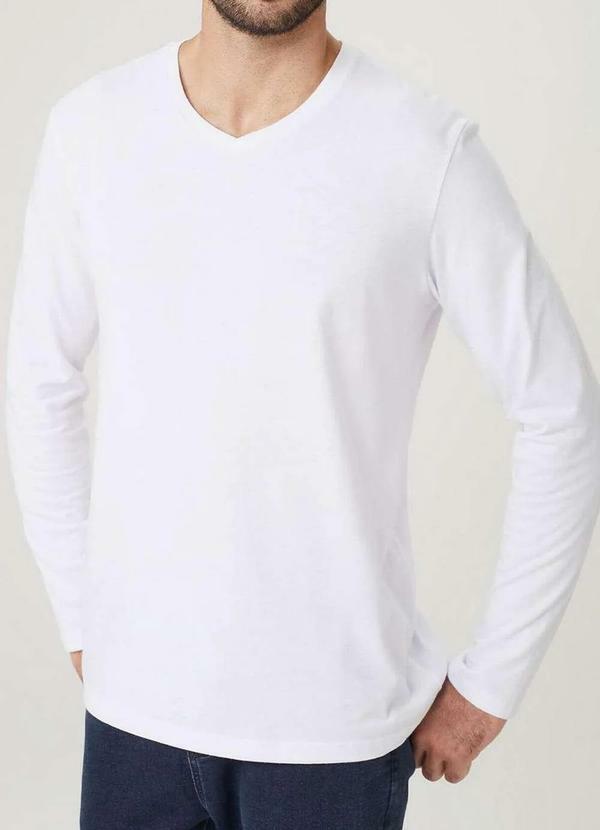 Hering - Camiseta Masculina Hering 022d Noa-Branco