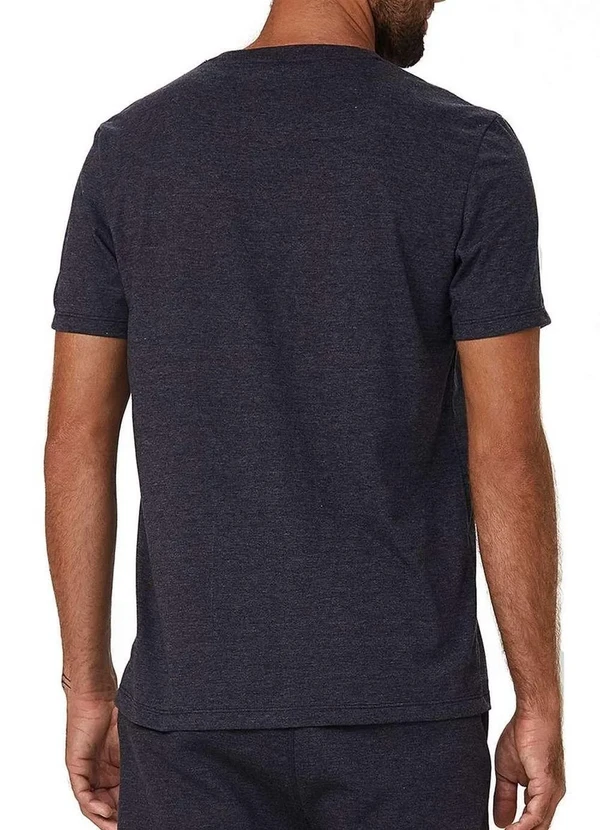 Hering - Camiseta Masculina Hering 201 Md3-Cinza-Chumbo- 2