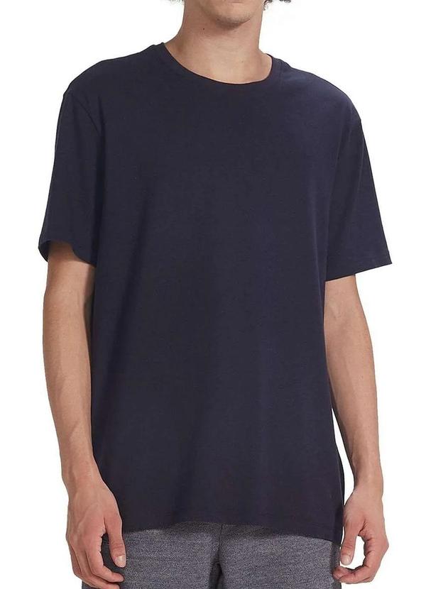 Hering - Camiseta Masculina Hering 0227 Ax7-Marinho