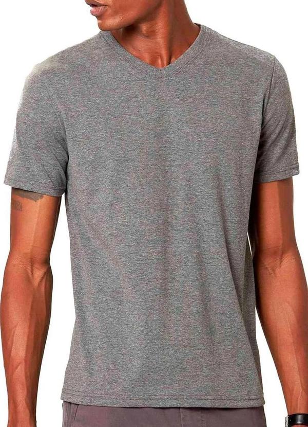 Malwee - Camiseta Masculina Malwee 4422 60000-Grafite