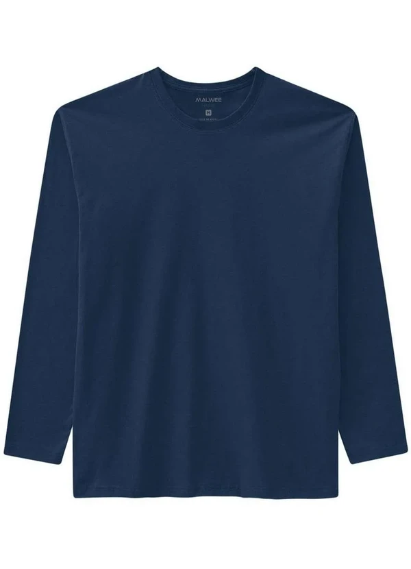 Malwee - Camiseta Masculina Marinho 02023-Azul-Marinho