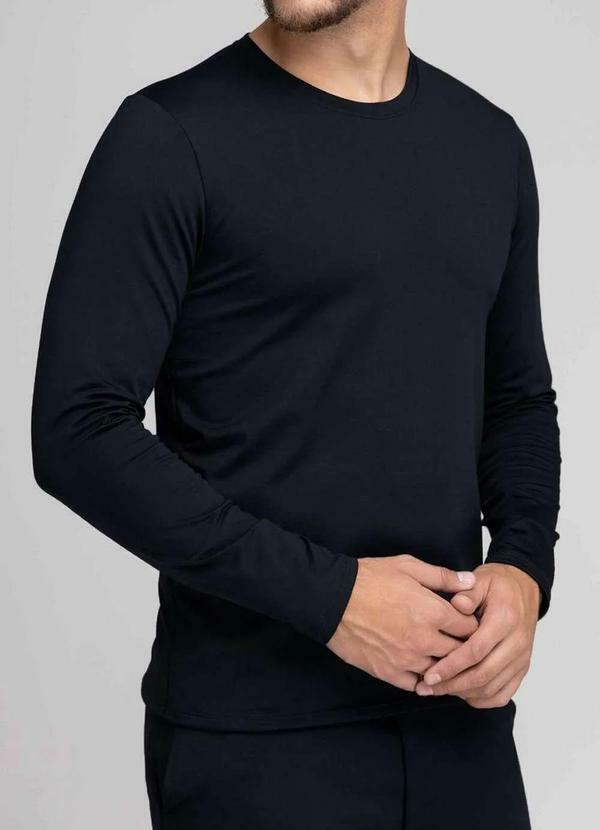 Upman - Camiseta Masculina Térmica Upman 146rf 232008-Preto