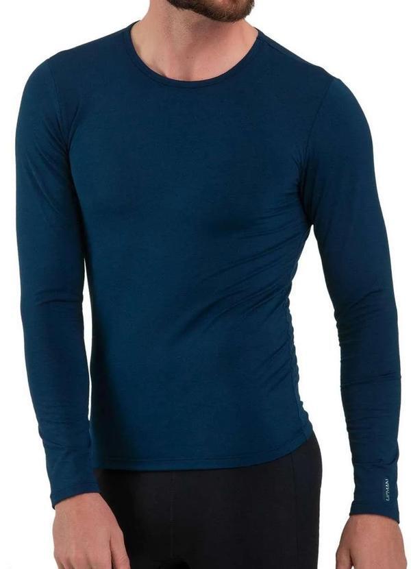 Upman - Camiseta Masculina Térmica Upman 146rf 232086-Lazuli