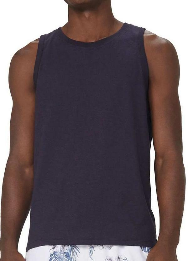 Hering - Camiseta Regata Masculina Hering 0111 Ax7-Marinho