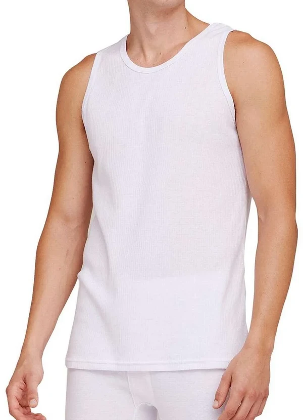 Hering - Camiseta Regata Masculina Hering 015m Noa-Branco