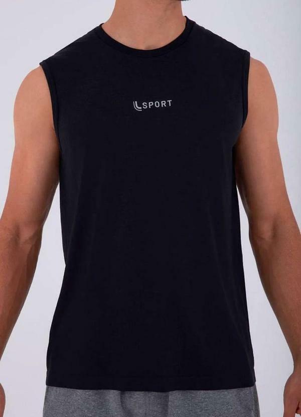 Lupo - Camiseta Regata Masculina Lssport Lupo 70712-001 9990-Preto