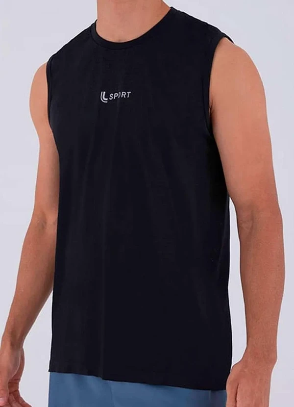 Lupo - Camiseta Regata Masculina Lssport Lupo 70712-001 9990-Preto 2