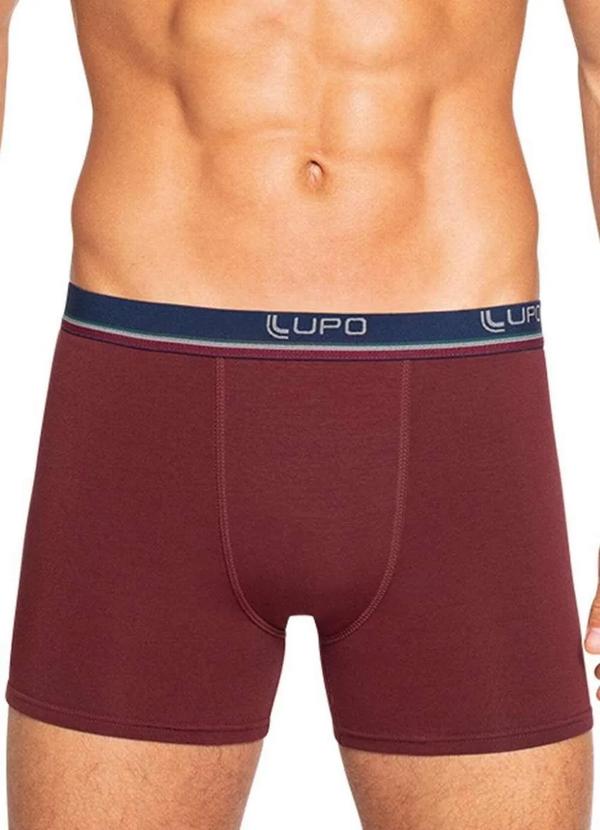 Lupo - Cueca Boxer Lupo 523-002 5903-Marsala