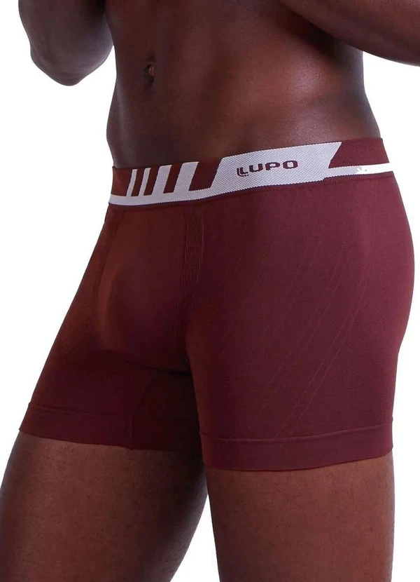 Lupo - Cueca Boxer Lupo 671-002 5940-Vinho