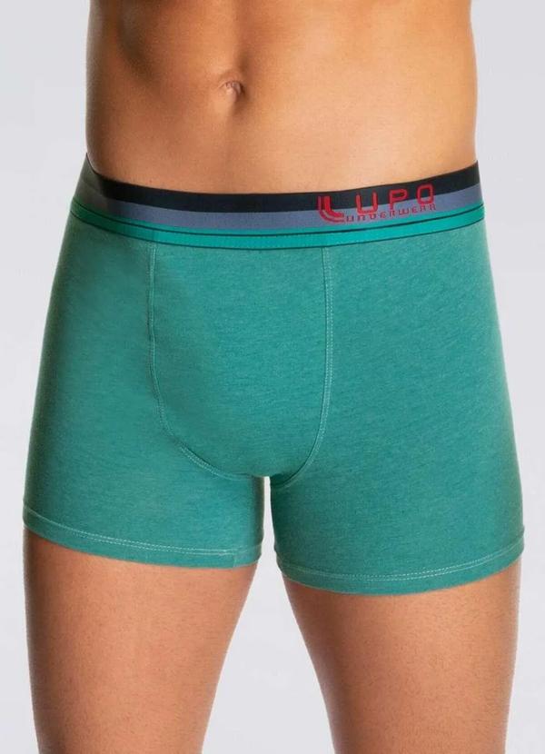 Lupo - Cueca Boxer Lupo 784-040 4850-Mescla-Esmeralda