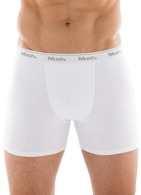 Mash - Cueca Boxer Mash 070.40 Br00-Branco