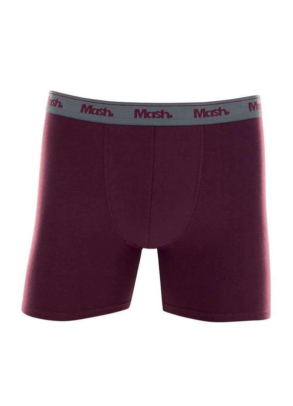 Mash - Cueca Boxer Mash 070.40 Vm05-Vinho
